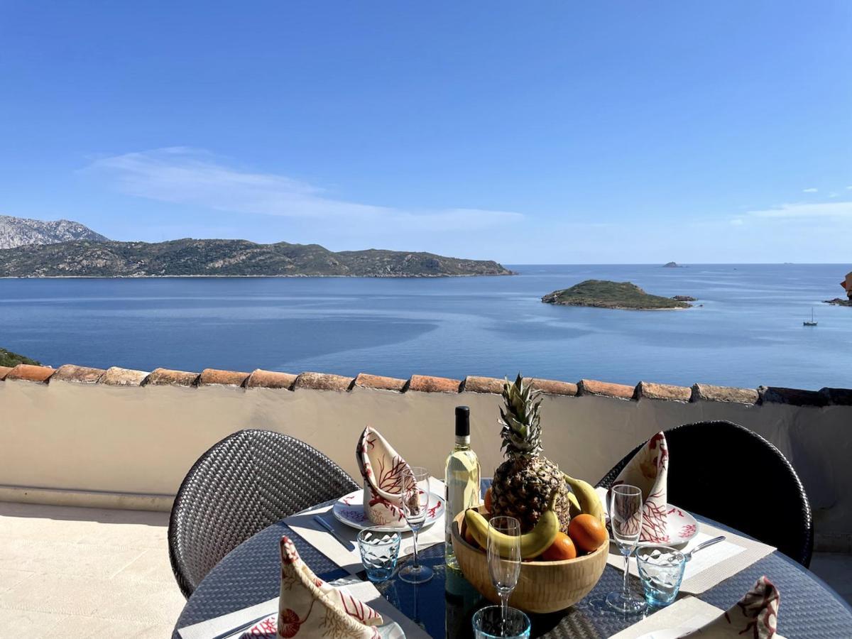 Апартаменты San Teodoro Punta Est Fantastico Trilocale Vista Mare Капо-Кода-Кавальо Экстерьер фото